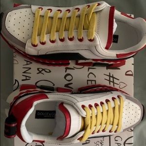 dolce and gabbana multicolor sneakers